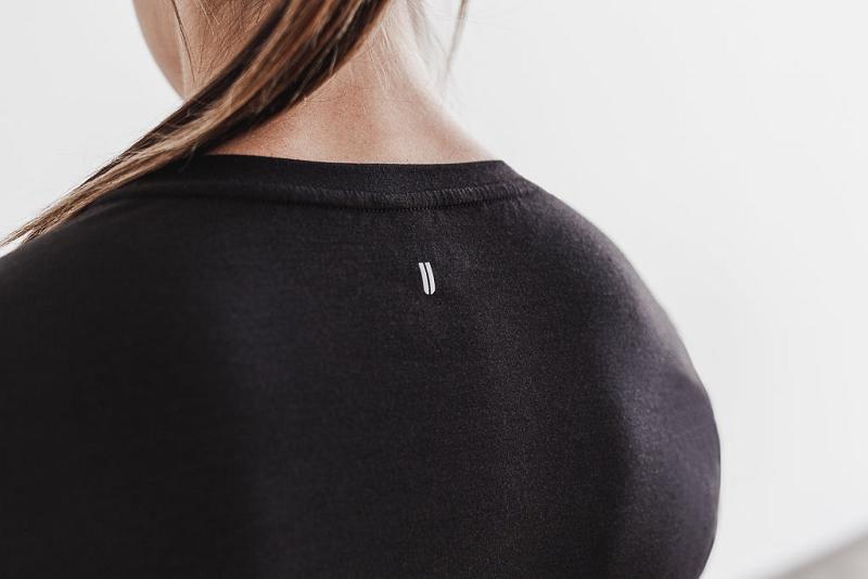 Women's Nobull WoTee Tanks Black | SG V3221R